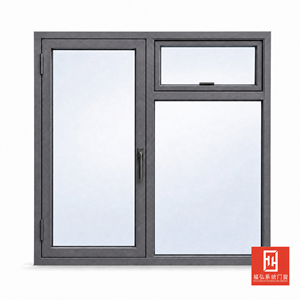 Aluminum Casement Hopper Combination Window Dual Opening Modes