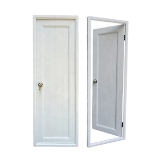 Bathroom Glass Door PVC UPVC Toilet Door