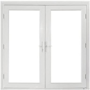 Amar Vinyl French Swing Door Installed View