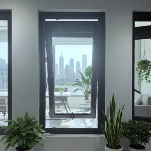 DERCHI Aluminum Casement Window Impact windows Hurricane Proof Modern Aluminium windows