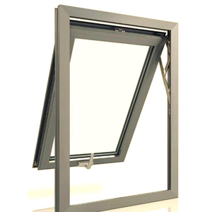 Lukliving Modern Vertical Louver Residential Energy Efficient Aluminum Window