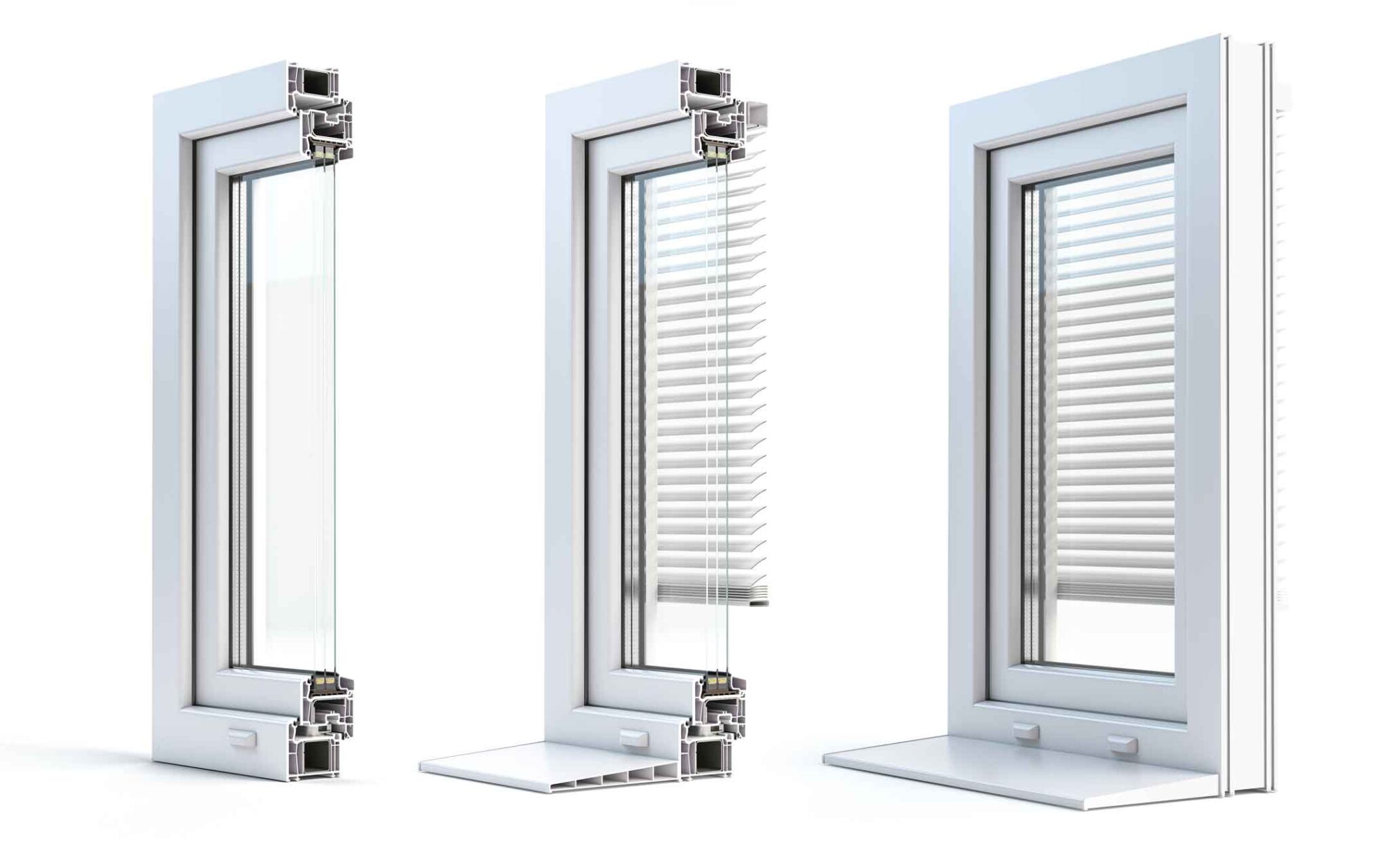 Fusion-welded vinyl window frame structural section manufactured by Amar Engineered Products