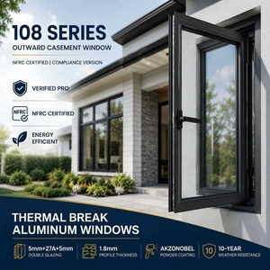 NFRC 54mm Thermal Break Soundproof Window