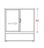 Double Hung Transom Stack Unit Diagram